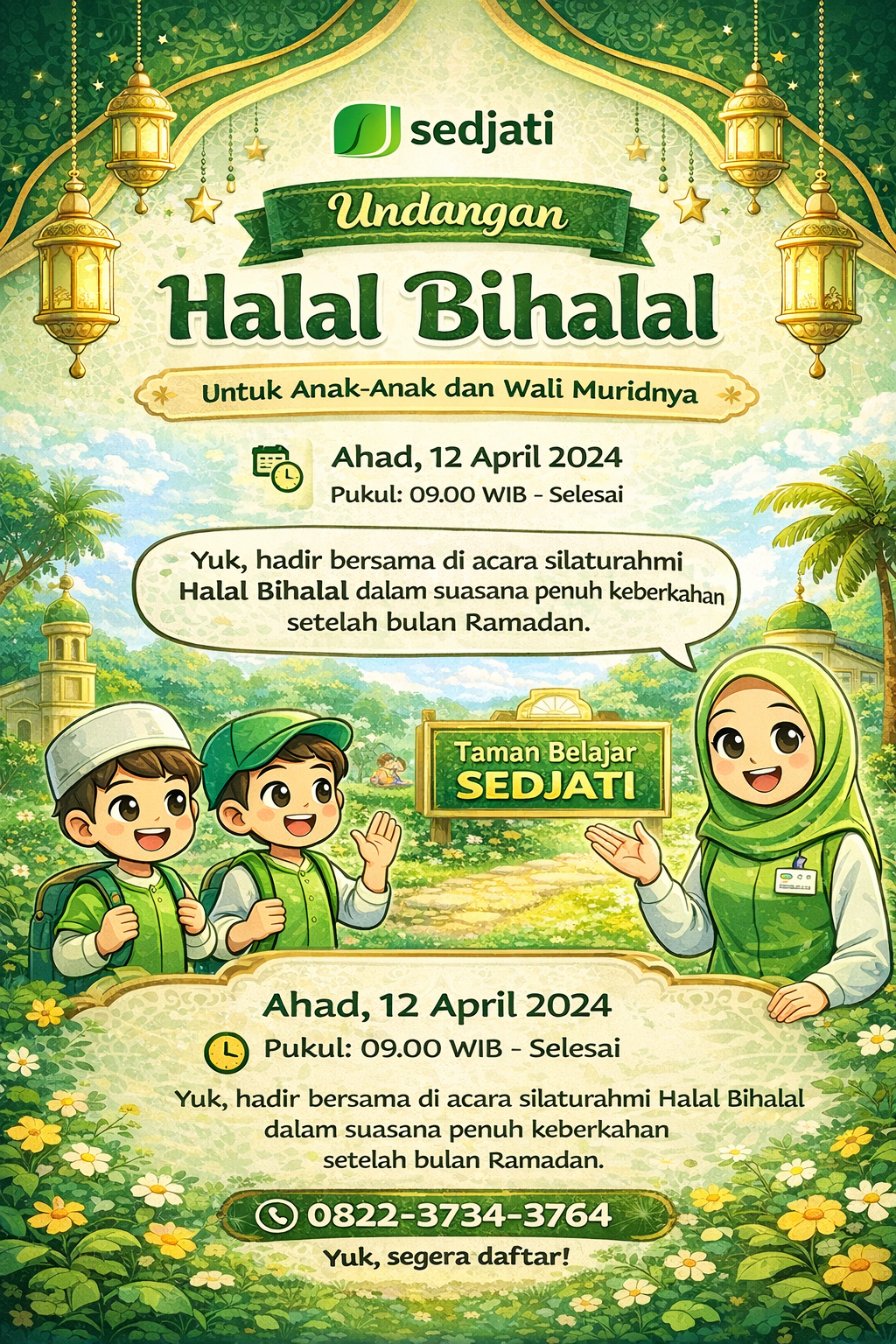 Mempererat Silaturahmi Melalui Halal Bihalal Keluarga Besar Taman Belajar Sedjati